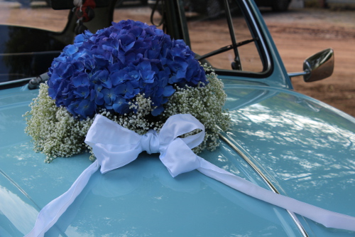 Der Autoschmuck auf meiner Hochzeit Der Autoschmuck auf meiner Hochzeit